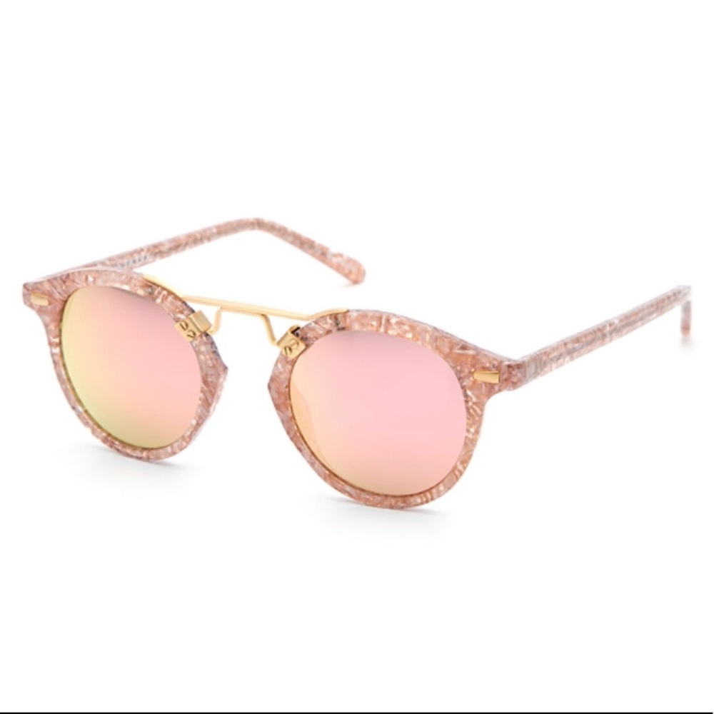 St Louis KREWE sunglasses - Camellia Mirrored